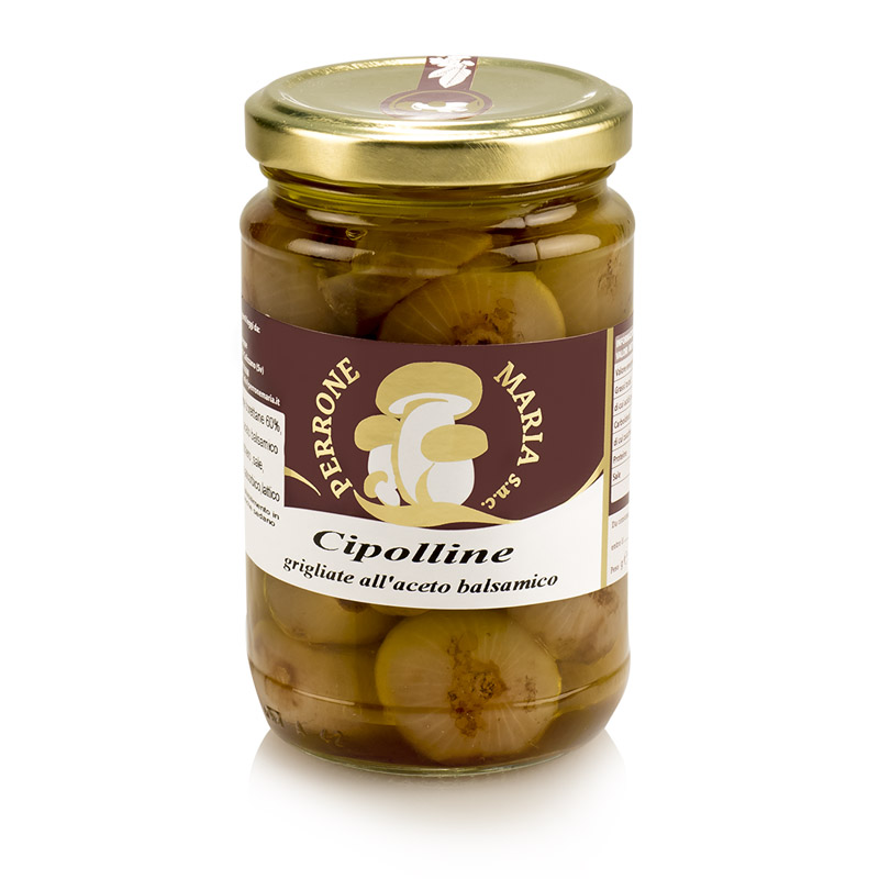 Petits oignons grillés au vinaigre balsamique