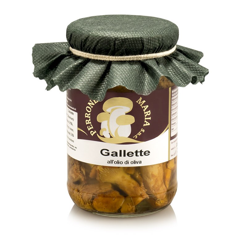 Gallette mushrooms in olive oil